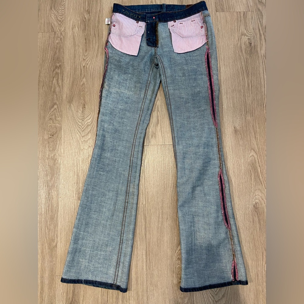 Pink Victoria Secret Boot Jeans Size 4R - Picture 8 of 14